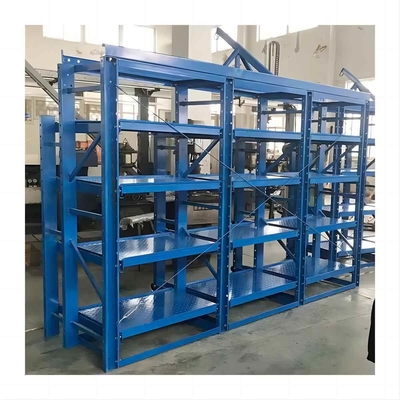 Customized Multifunctional Sliding Drawer Shelf Steel Stackable Mold Cabinet Rack