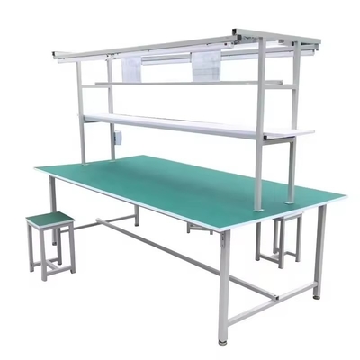 Q235 Raw Material Heavy Duty Antistatic Steel Work Table for Workshop Application