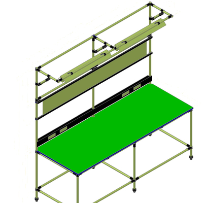 Industrial Workshop Modular Workbench with Selective Pallet Racking and Durable Design