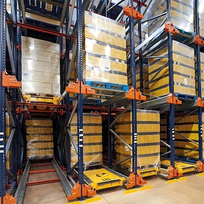 Powder Coating Warehouse Storage Radio Shuttle Rack System For Space-Saving Storage