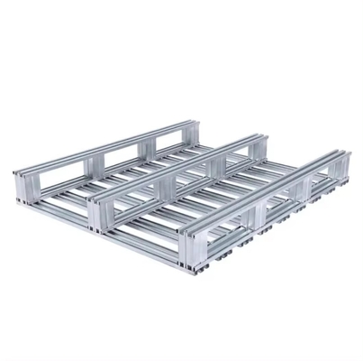 Development Galvanized 4 Way Forklift Access Steel Pallet for Workshop Stackable Goods