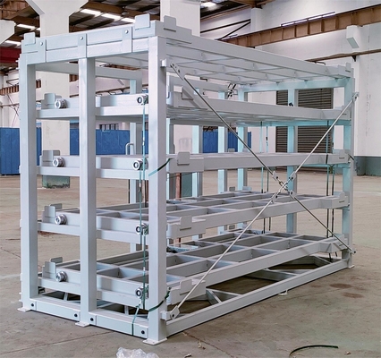 Easy To Operate Semi-closed Metal Sheet Racks Height 0-5m For Large Capacity Storage