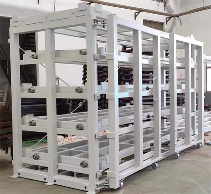 Easy To Operate Semi-closed Metal Sheet Racks Height 0-5m For Large Capacity Storage