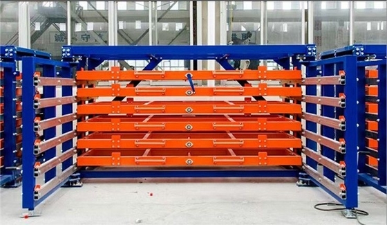 Steel Drawer Structure Heavy Duty Sheet Racks For Rolling Out Plate Layer Panels