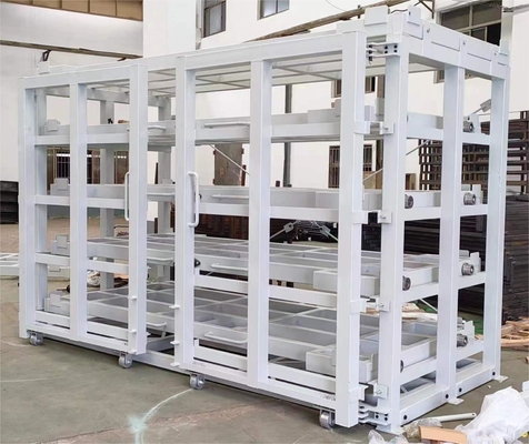Steel Drawer Structure Heavy Duty Sheet Racks For Rolling Out Plate Layer Panels
