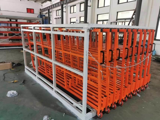 Combined Mobility Vertical Roll Out Sheets Rack For Heavy Duty Metal Sheets Storage
