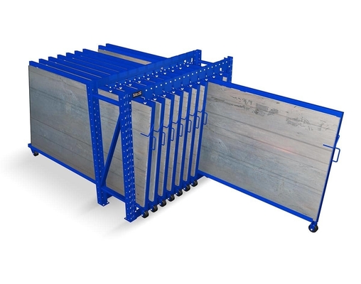 Customized Metal Sheet Rack For Vertical Storage And Handling Of Sheets Or Leftover