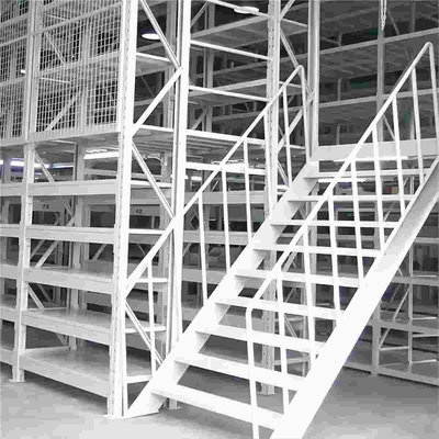 Small Warehouse Storage Fixed Mobility Mezzanine Platform Heavy Duty Racking Solution
