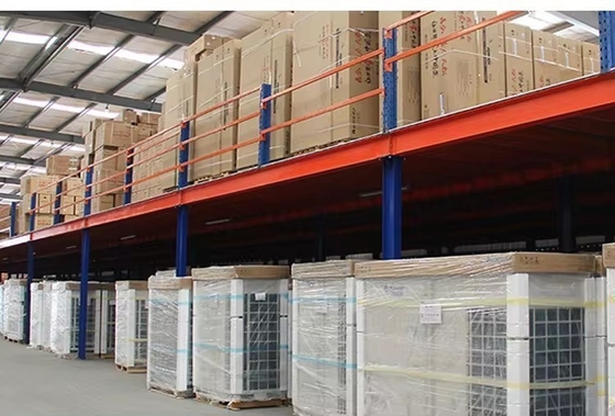 High Strength Steel Structure Platform Mezzanine Conventional Development For Storage
