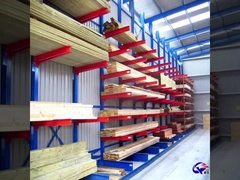 Industrial Cantilever Warehouse Racking , H Beam Cantilever Rack Single double sided