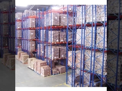 Heavy Duty Double Deep Pallet Rack System Custom Colors Weight Capacity