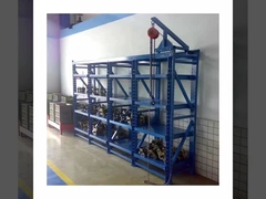 Adjustable Powder Coated Mould Racking System with 2-5 Layers in Blue