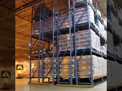 Heavy Duty Double Deep Pallet Racking For Supermarket Warehouse Customization